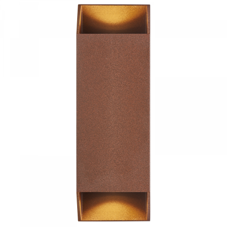 Nordlux Nico Square 22 elegante Wandleuchte Rost Spritzwasser geschützt dimmbar modernes Design